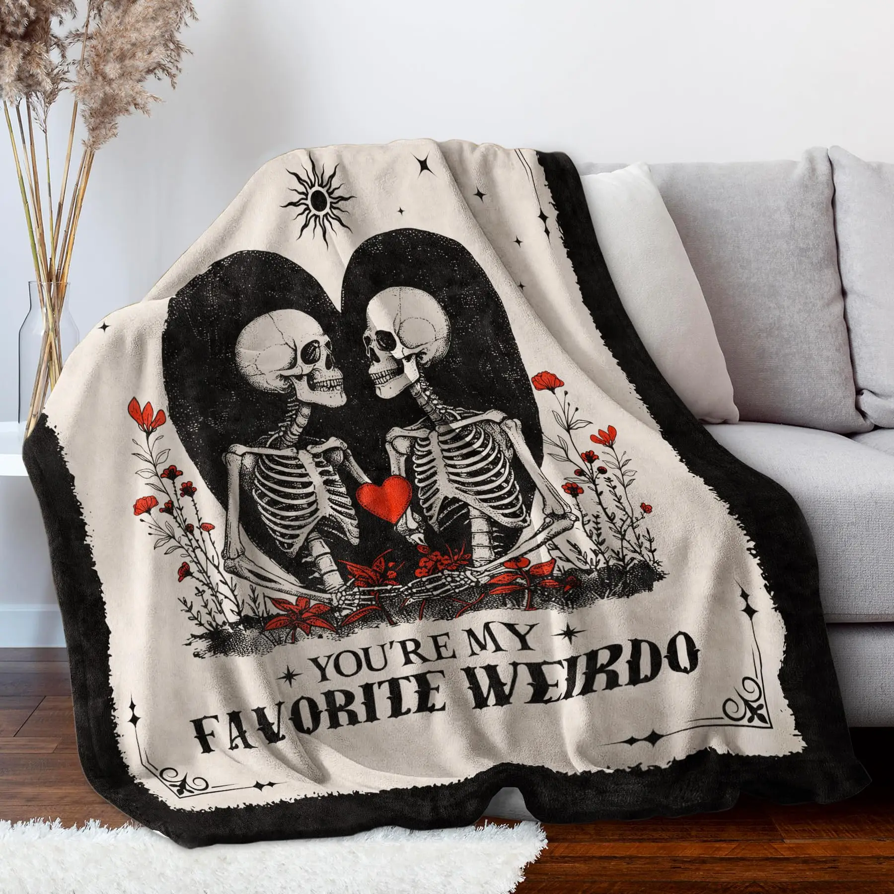 Gifts for Him Her, Anniversary Halloween Blanket for Women Men 60
