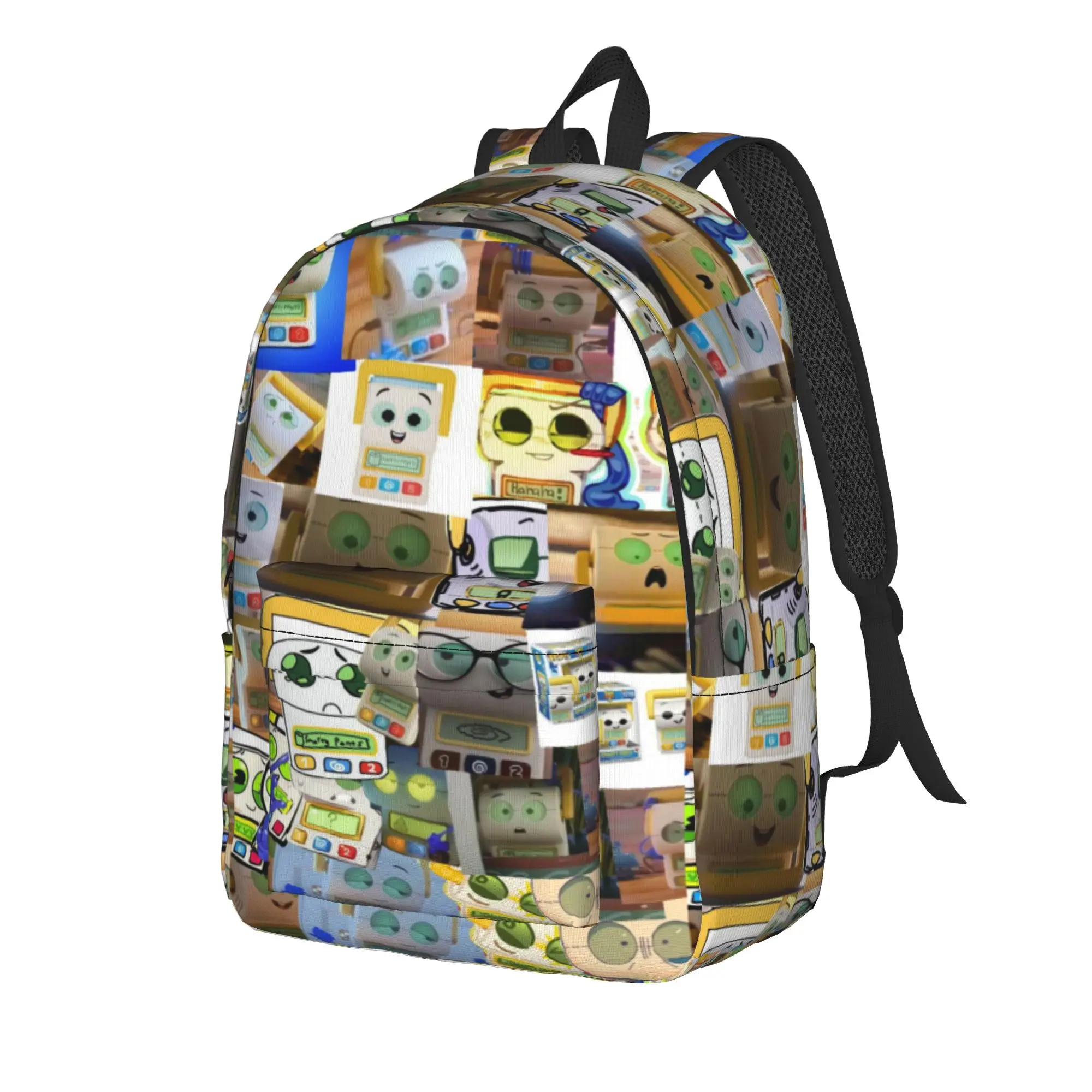 2026 Cartoon Face Backpack Teen  Durable Backpacks Polyester Streetwear School Bags Sport Designer Rucksack