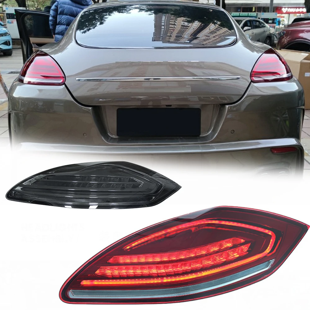 

Светодиодные задние фонари для Porsche Panamera 970.1 2010-2013, полностью светодиодные автомобильные задние фонари в сборе, сигнальные автоаксессуары, модифицированная лампа