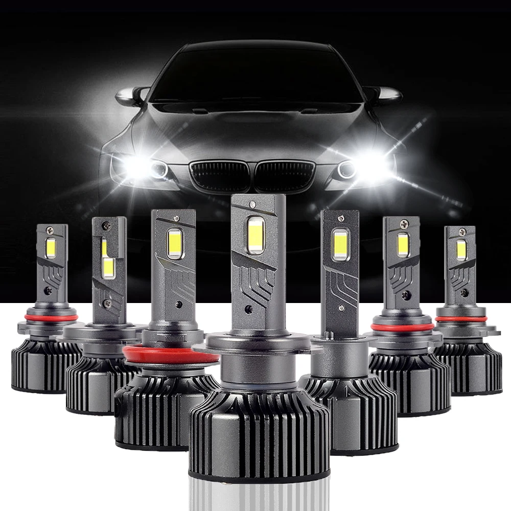2pcs H7 H11 Led Fog Light Car Light H1 H8 H9 9005 Hb3 9006 Hb4 Led Bulb 9012 Hir2 H4 9003 Hi/Lo Beam Car Light 39800Lm Headlight