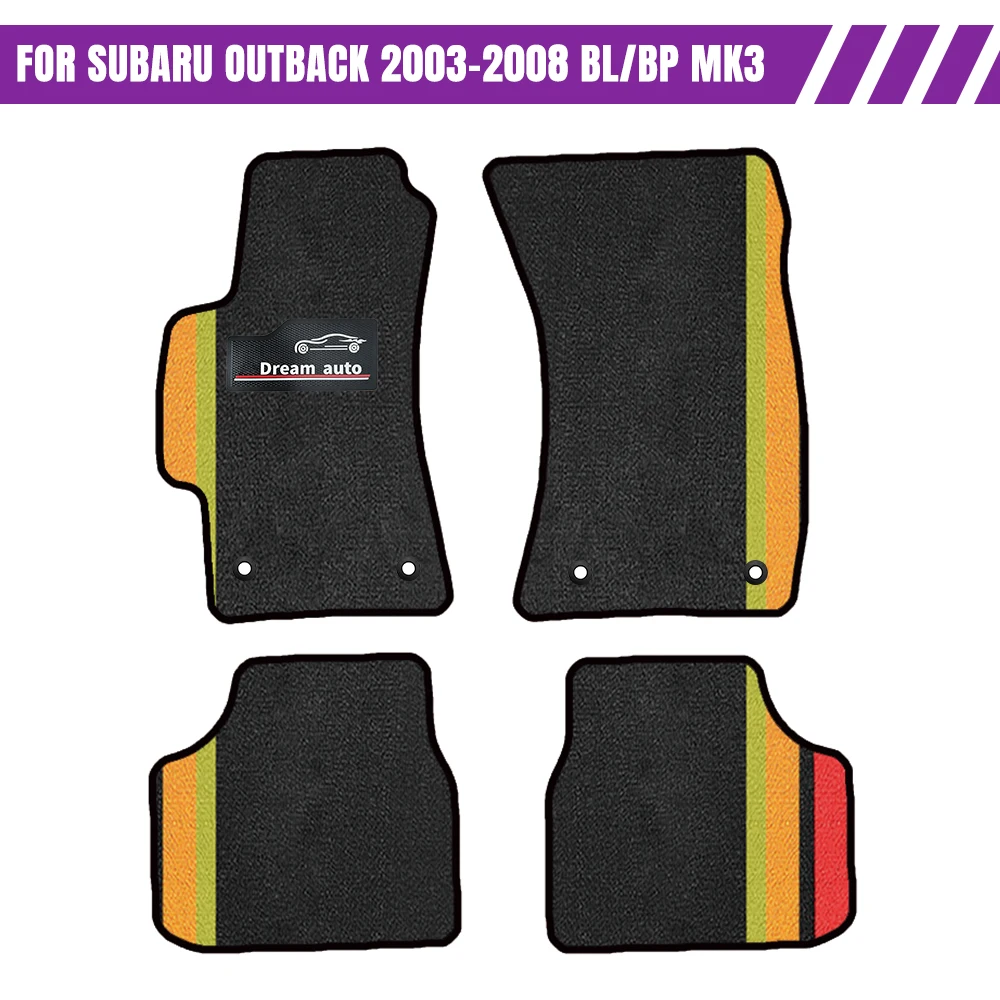 

Custom Car Floor Mats For Subaru outback 2003-2008 BL/BP MK3 Waterproof Auto Carpets Foot Coche Accessorie