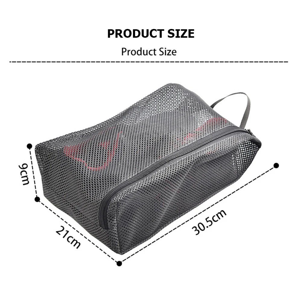 Shoes Holder Bags Mesh Storage Pouch Multifunction Travel Packing Bags Large Capacity Breathable for Diving Surfing Swimming