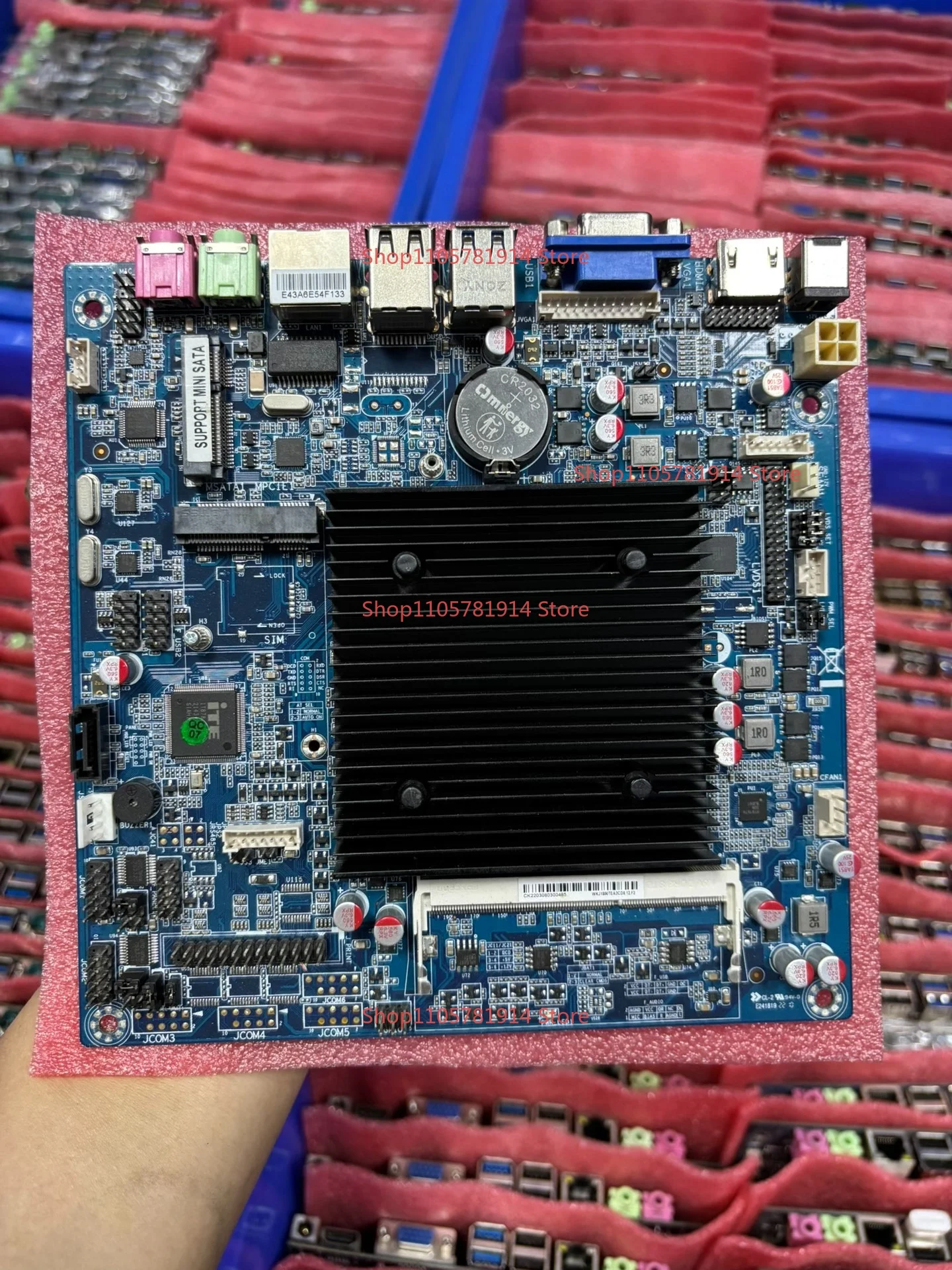 For ITX-J1800-2CD8, WK-J1800TEA-2CD8 Industrial Control Cash Register Main Board
