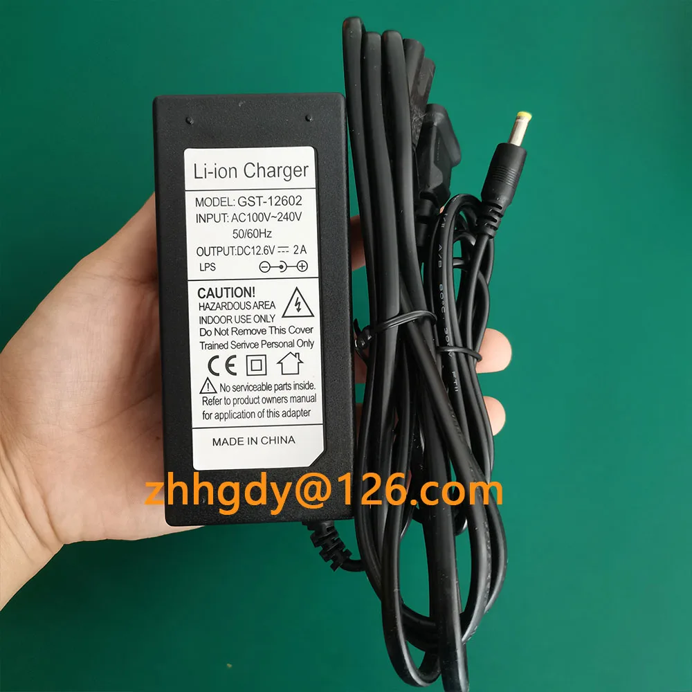 AC adapter charger for FFLBT-40 battery View 1 M7 M5 fiber fusion splicer 12.6V 2A