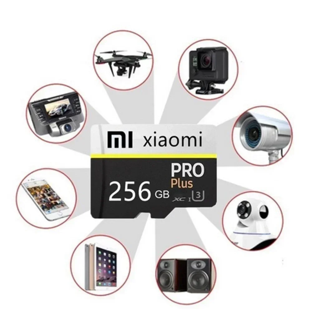 Xiaomi Micro SD Card 256GB 512GB 1TB 2TB Memory Card Class10 TF Card 512GB Minisd Flash Memory USB Pendrive Free Adapter Ps Vita