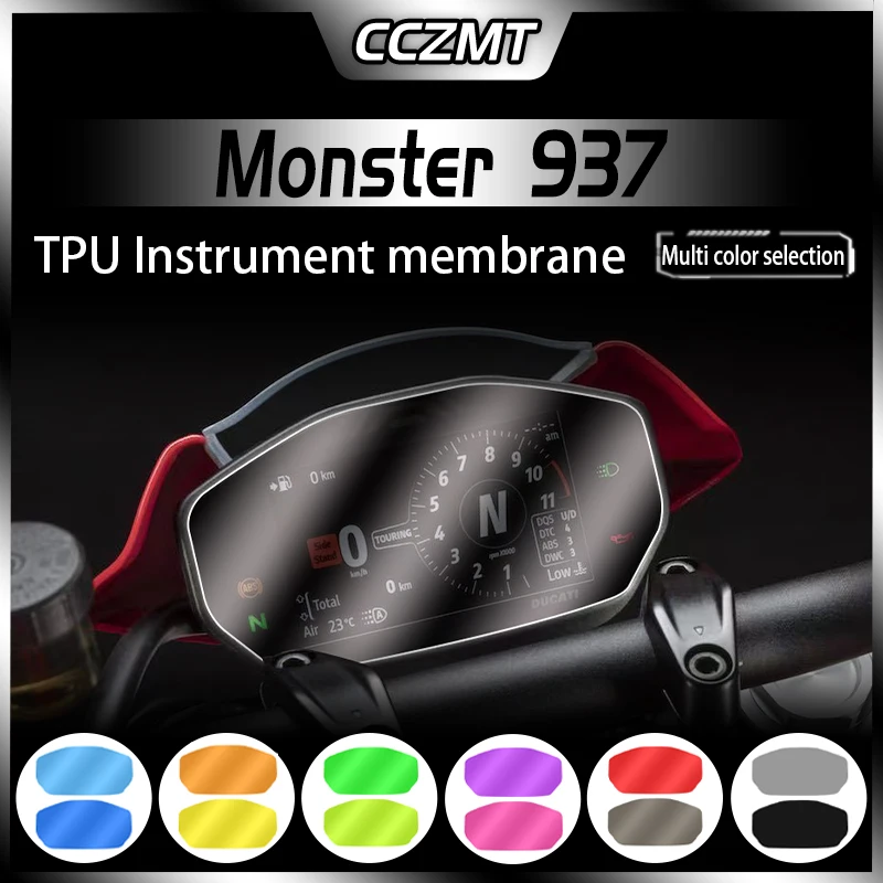 For Ducati Monster 937 2017 2019 2020 2021 2022 2023 Motorcycle Scratch Cluster Screen Dashboard Protection Instrument Film