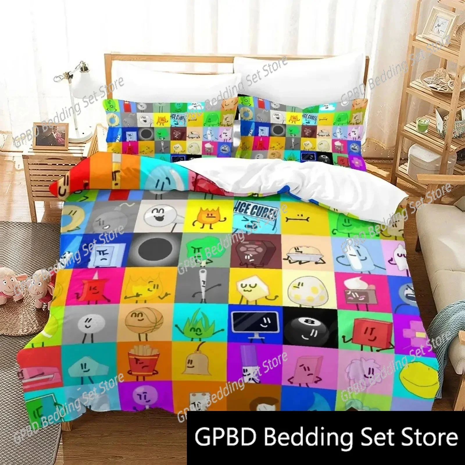 

3D Print Cartoon Jacknjellify Bedding Set Bedroom Soft Modern Bedspreads Comefortable Kids Duvet Cover Quilt Cover Pillowcase