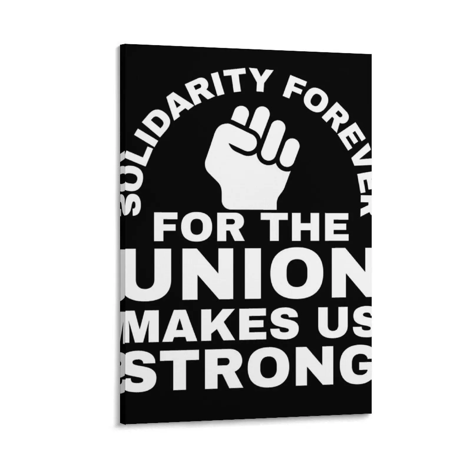 

Solidarity- Union Canvas Painting decorative frames wall room decoration for the room stickers & posters