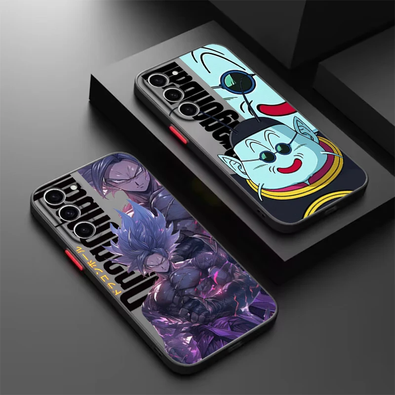 D-Dragon Ball Gohan Goku Frosted Translucent For Samsung A53 A52 A33 A32 A51 A71 A21S A13 A73 A50 A22 A12 5G Matte Phone Case