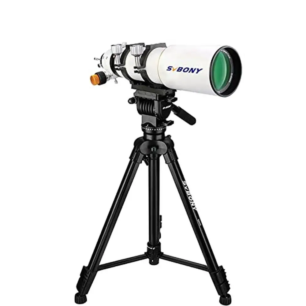 SV503 80ED F7 Telescope OTA Bundle with SA402 Tripod Dual Speed Focuser Crystal Clear Image High Contrast Meet Various Shooting