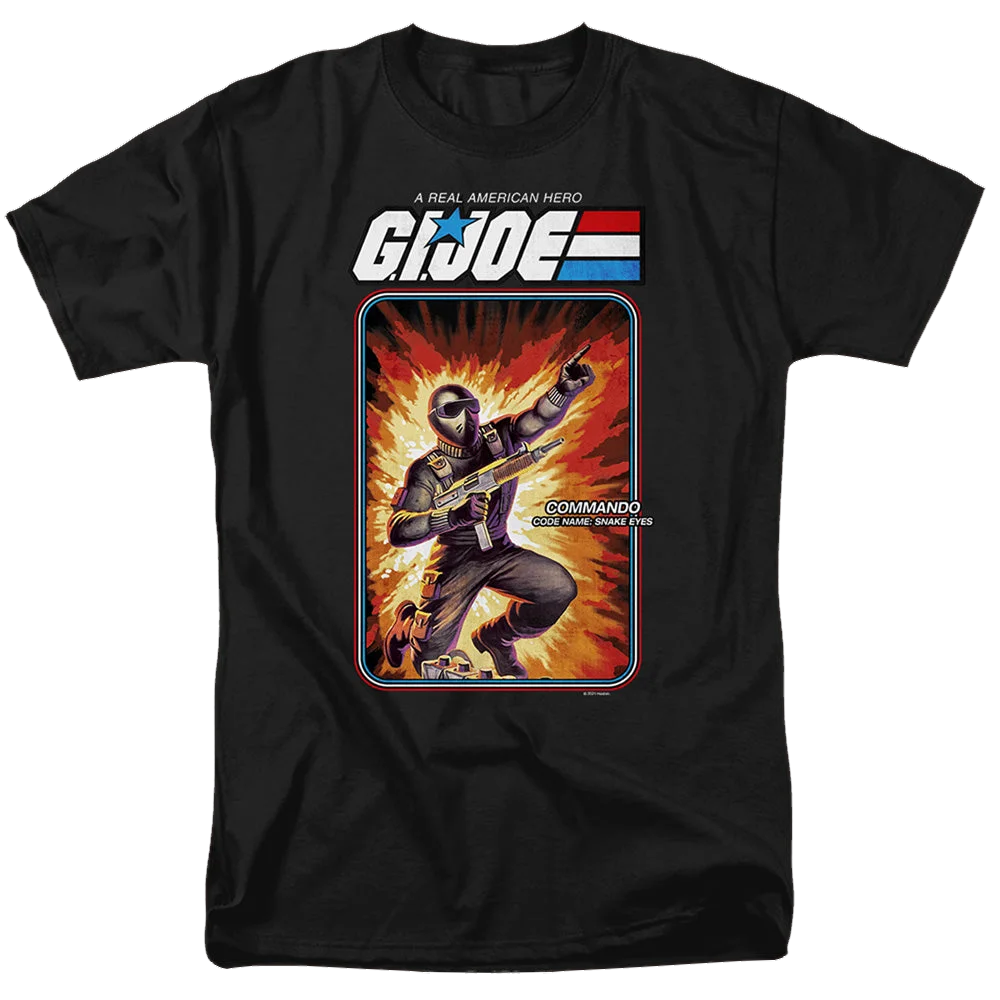 G.I. Joe Snake Eyes Card - Men's Regular Fit T-Shirt