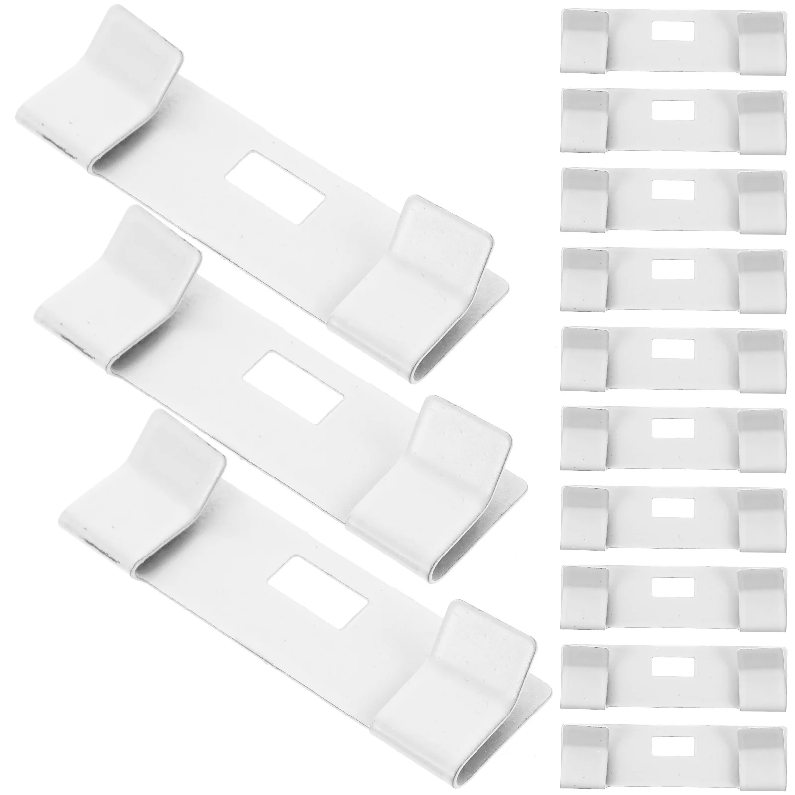

20Pcs Sturdy Metal Vertical Blind Repair Tabs Practical Fixer Clips for Broken Slats Window Blinds Parts Blind Repair Tabs