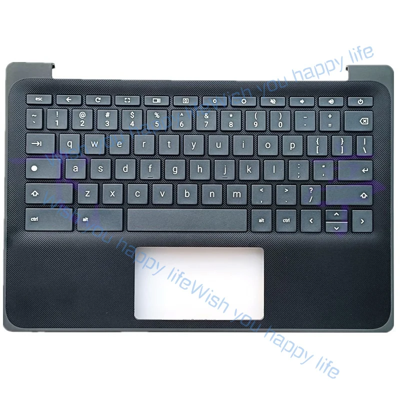 N... New Palmrest Upper Case US Keyboard For HP Fortis 11 inch G10 Chromebook Laptop