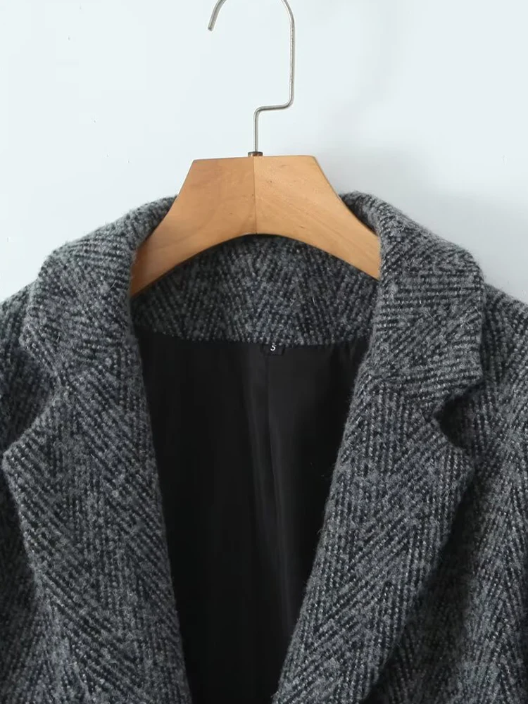 ملابس نسائية خريفية جديدة على الطراز الأوروبي والأمريكي، سترة صوفية فضفاضة متعددة الاستخدامات يوميًا