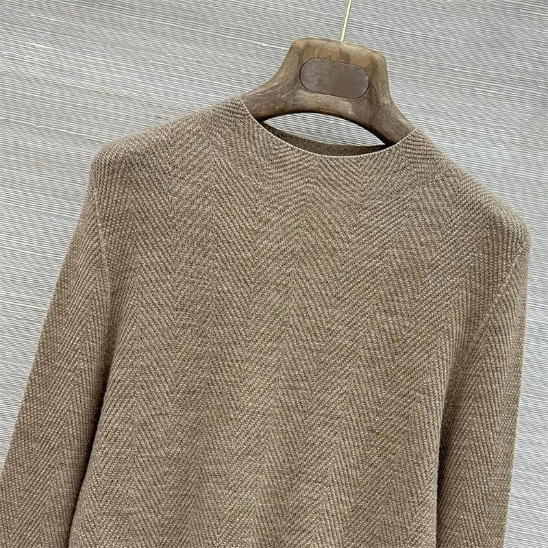 Picture 4: women's sweater New elastic knitted slim fit women's long sleeved top for autumn 2026 Wool blend pullover y2k women's jumper