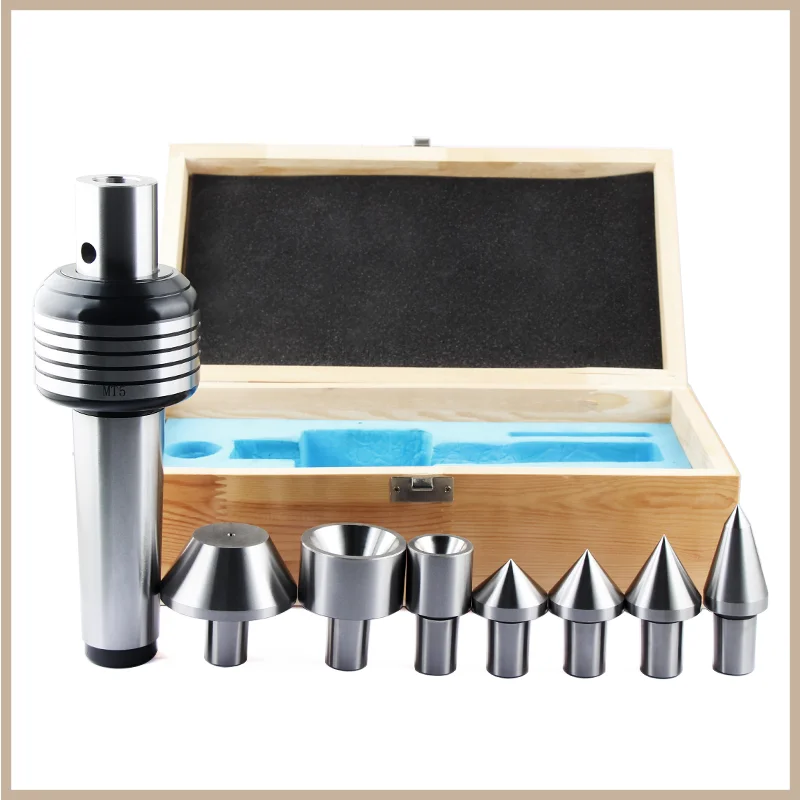 Precision MT5 plug-in rotary center mose MT5 top suit can change head multi-function thimble