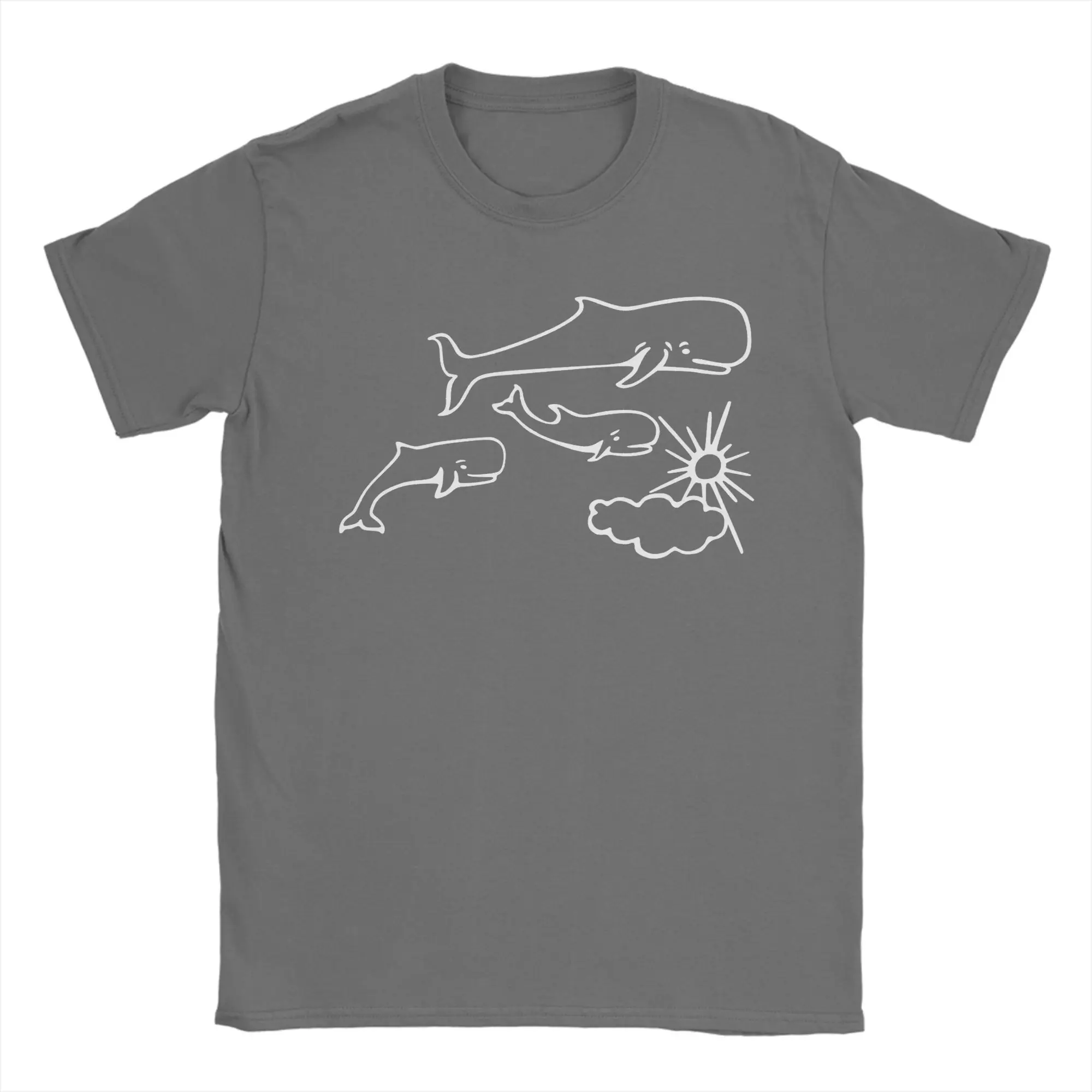 Fashion Men's T-Shirts Clothes Casual Short Sleeves T-Shirt O Neck Tshirt Men Tee Whales and Sun Tattoo By Robe De Extremoduro