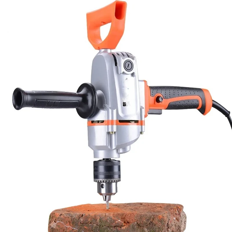 Industrial High Power Hand Mixer Drill 16mm Cement Putty Paint Stirring Tool