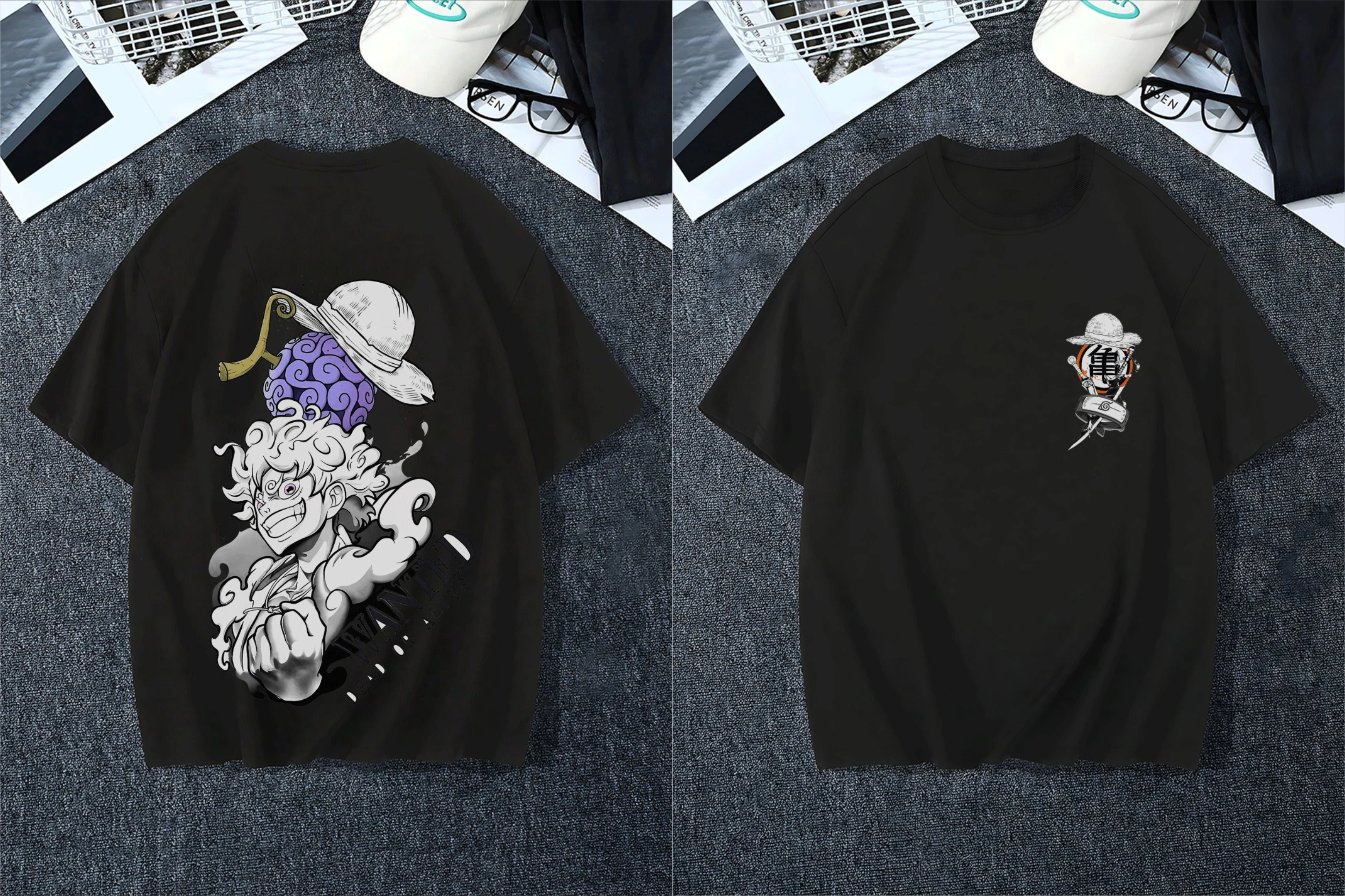 

Oversized Casual One Piece Men's T-shirt Anime Graphic Tee Women's Short Sleeved Tee Summer Y2k Clothes Streetwear Couple Tops