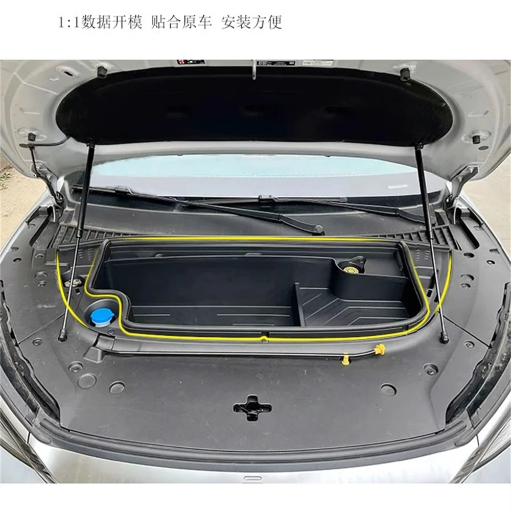 Car Front trunk storage box Engine hood storage compartment for Build Your Dreams BYD yuan plus