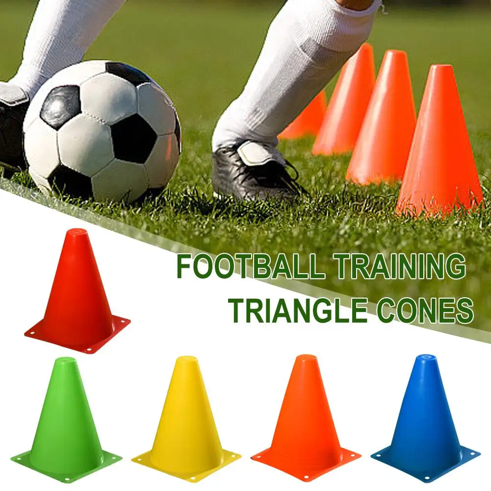 10 pcs Soccer Marker Cones Football Marking Cup Portable kate Roller Training Cones Marker Equipment Lightweight Soccer W5H0