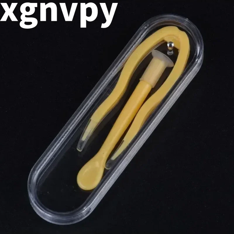 Xgnvpy One Silicone Clamp Drink Contact Lens Wear Clamp Bar Group Box Matching Supplies Set Glasses Set Beauty