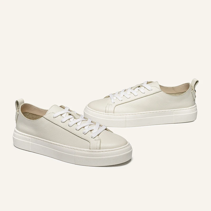 2024 Summer New Little White Shoes Genuine Leather Flat Bottom Sports Versatile Single Shoes women Casual Board Shoes sneakers