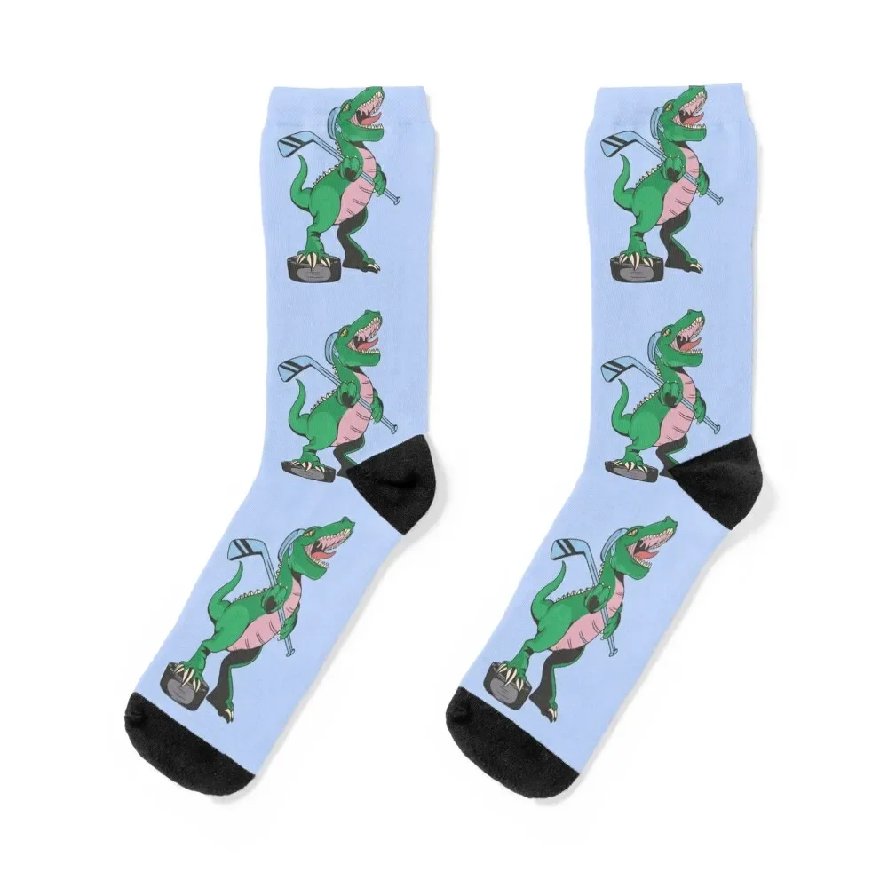 

Ice Hockey Dinosaur Socks shoes fashionable gym Socks Men Women's