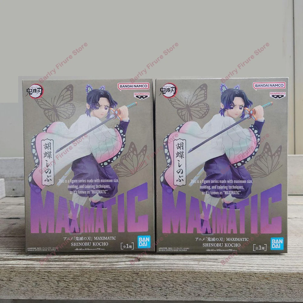 

Demon Slayer MAXIMATIC Shinobu Kocho аниме фигурка фигурка BANPRESTO натуральная коллекция в штучной упаковке модель игрушки праздничные подарки