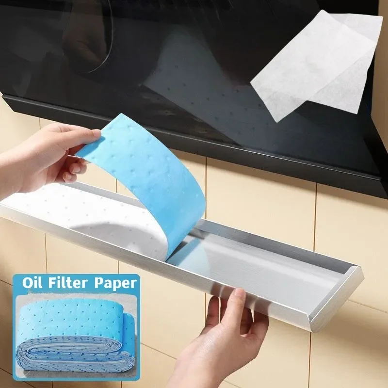 Disposable Kitchen Hood Oil Filter Paper Range Hood Grease Anti Oil Cotton Filter Cooker Hood Extractor Fan Filter Non-woven