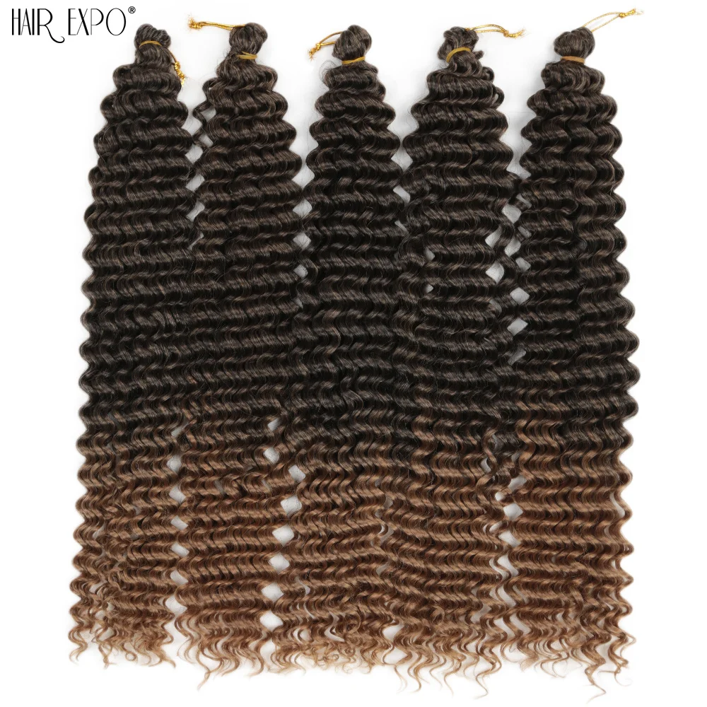 22 "Deep Wave Häkeln Haar synthetische Leidenschaft Twist Flechten Haar verlängerung Afro Locken Wasserwelle Deep Twist Zopf Haar Ozean Welle – Detail 17