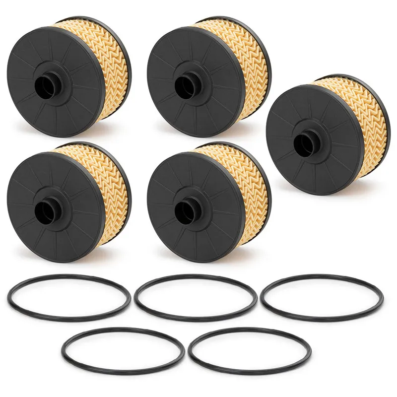 5PCS Oil Filter 152095084R 1J910040 For Dacia Dokker Logan Duster For Nissan Qashqai Juke For Renault Captur Megane For Smart