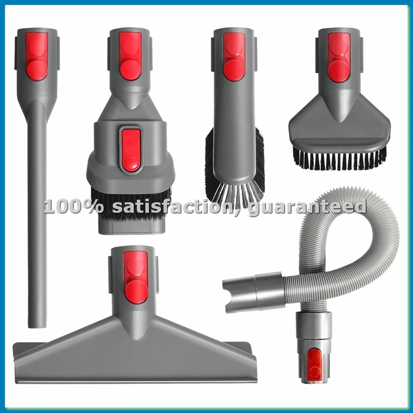 

Гибкий удлинительный шланг, насадка для матрасов, жесткая щетка, насадка с мягкой щетиной для пылесосов V15, V11, V10, V7, V8 - ABLM
