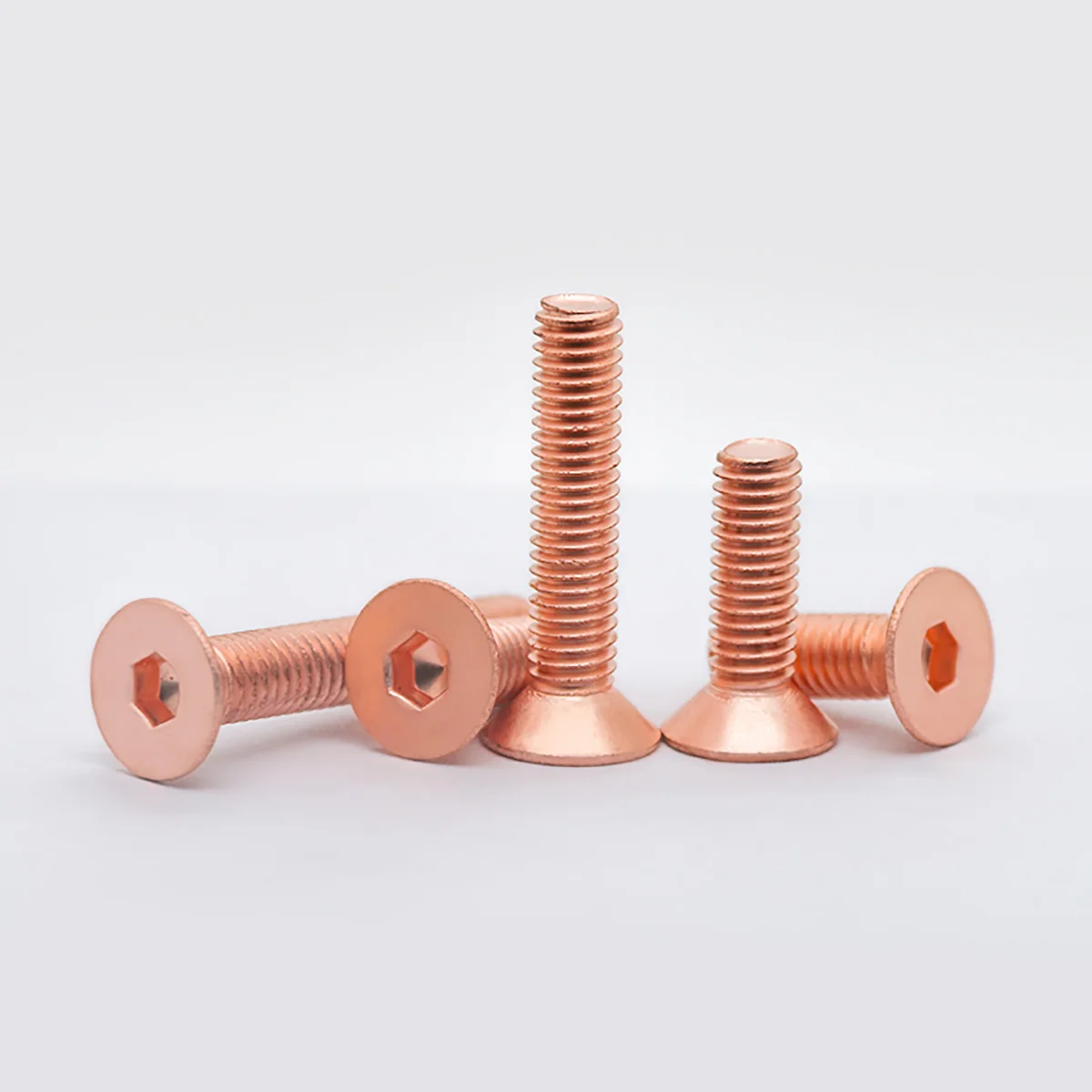 Rotkupfer Senkkopfschraube mit Innensechskant M3M4M5M6M8 – Detail 6