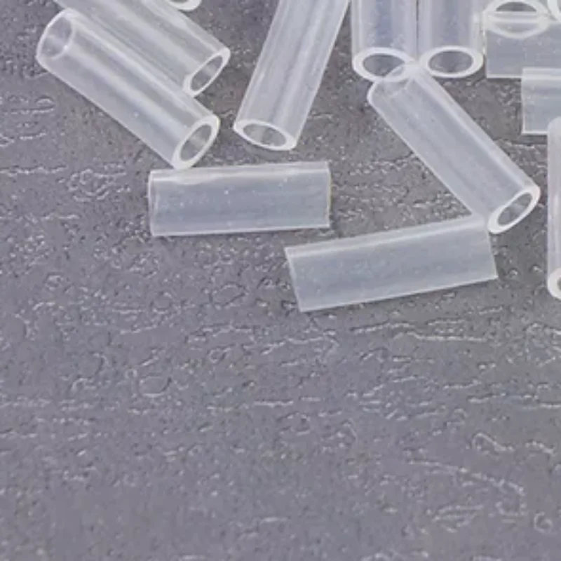 50Pcs Bead Chain Anti-lost Cover Pendant Acrylic Card Chain Falling Off Key Ring Protective Cover To Prevent Falling Bead Chain