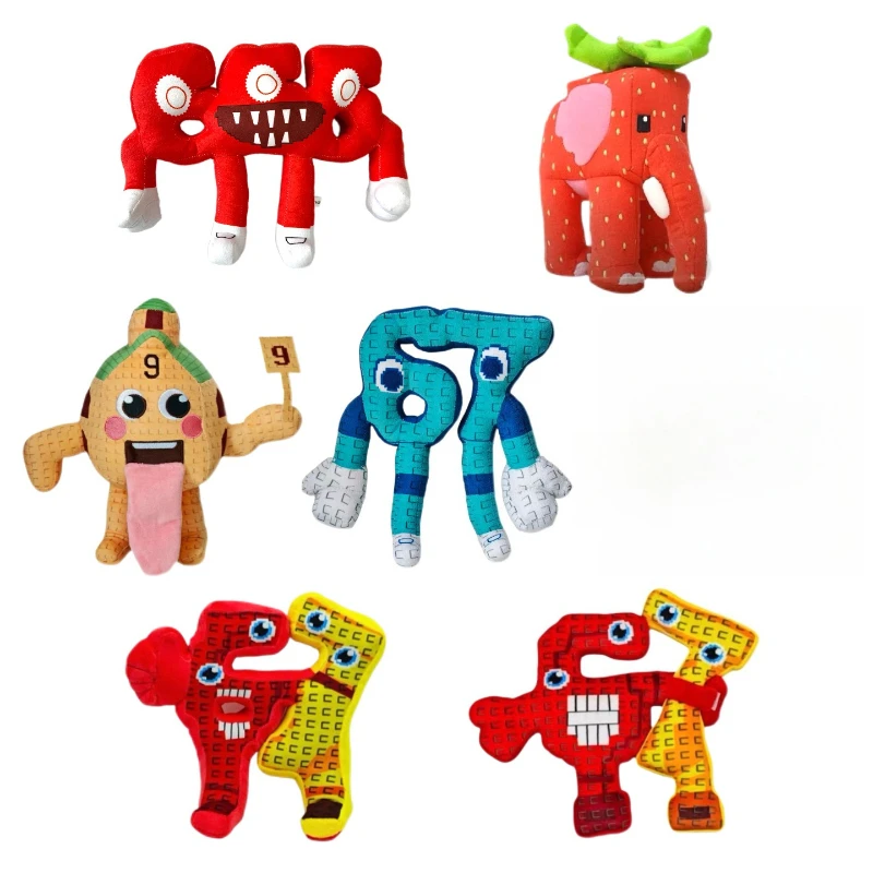 

Cute No. 67 Plush Toy Steal A Brainrot Plush Anime Game No. 67 Blue Plush Toy Peripherals Kids Christmas Halloween Gift