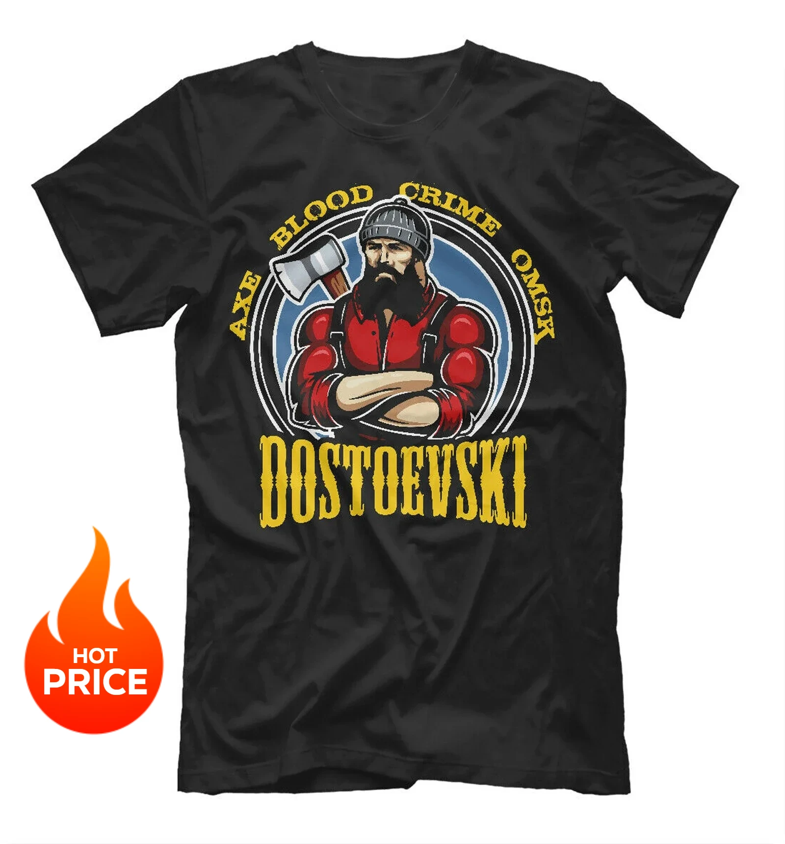 Great Russian Writer Dostoevsky T-Shirt 100% Cotton O-Neck Short Sleeve Summer Casual Mens T-shirt Size S-3XL