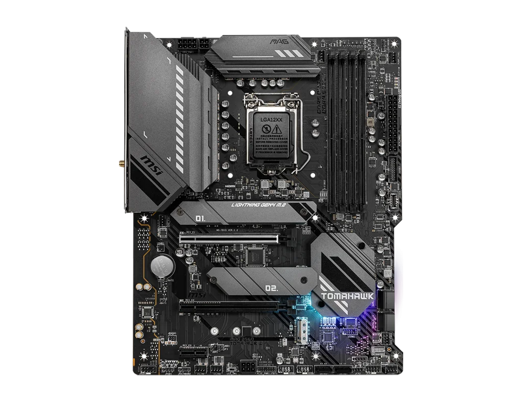 MSI B550 B550M Motherboard MAG B560 TOMAHAWK WIFI AM4 support  RYZEN 5600 5500 5900X 5300 3900 4700 cpus DDR4 128GB M.2 ATX