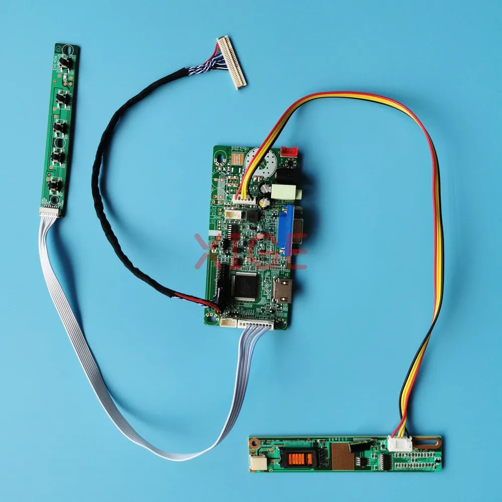 Placa controladora de driver de matriz, compatível com n154i1 n154i2 n154i3 n154i5 1ccfl lvds 30pin vga display lcd kit diy hdmi-compatível 1280*800