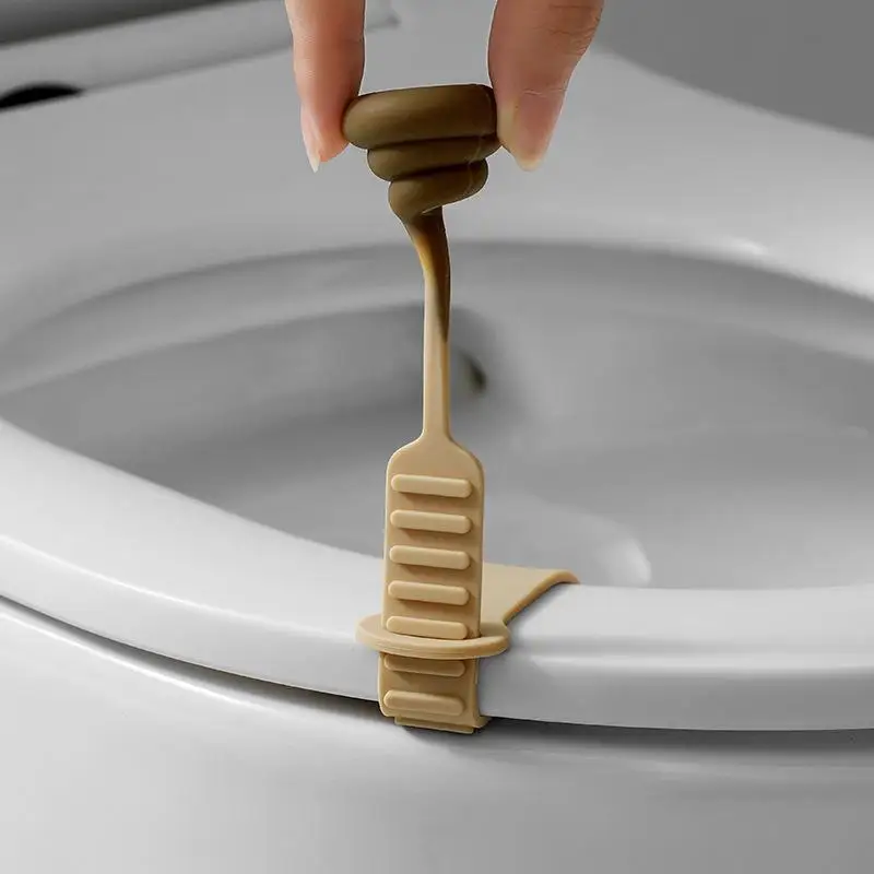 Portable Toilet Lid Lifter Toilet Seat Lift Avoid Touching Toilet Cover Handle Lifting Uncovered Device Bathroom Accessories