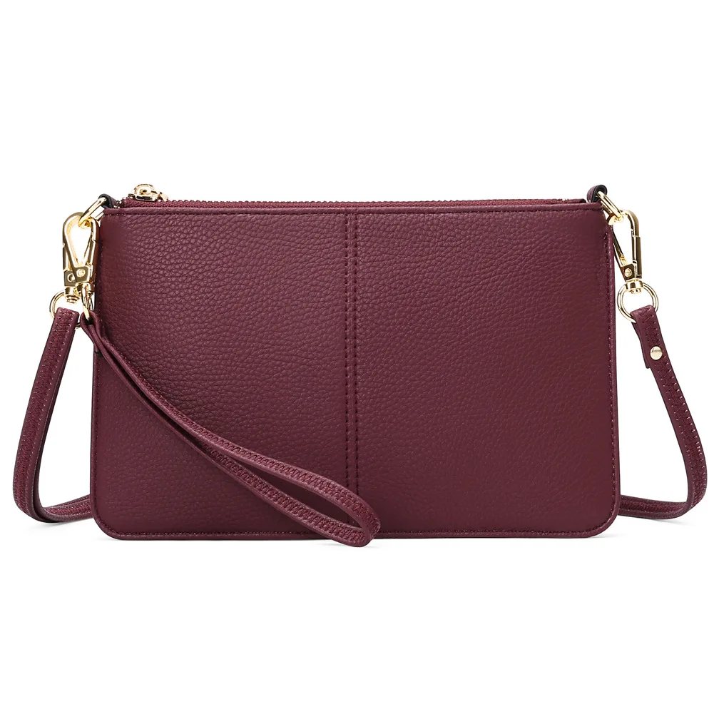 

Новое поступление, женские модные дневные клатчи из натуральной кожи, сумки на плечо ярких цветов, повседневные сумки через плечо, клатчи