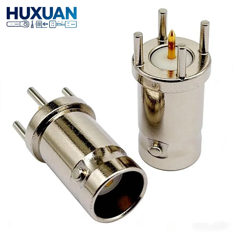 5Pcs BNC-KE Video BNC Socket 180 Degree Straight Insertion 5-Pin Socket Q9 Socket Bnc Solder Board PCB Board Sockets