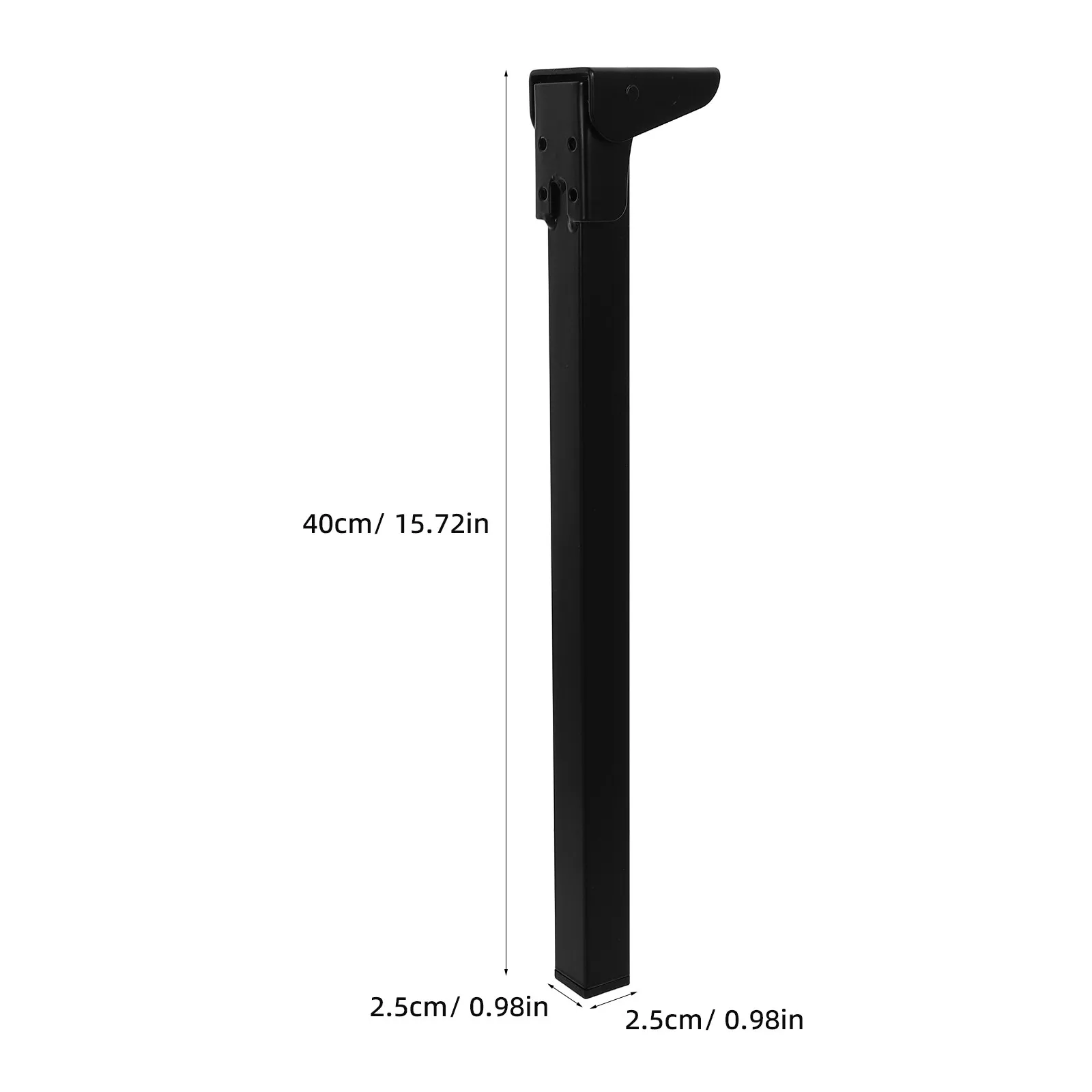 2Pcs Folding Table Legs Metal Foldable Furniture Support Brackets Black Heavy Duty Stable Foldable Table Legs for Desk Workbench