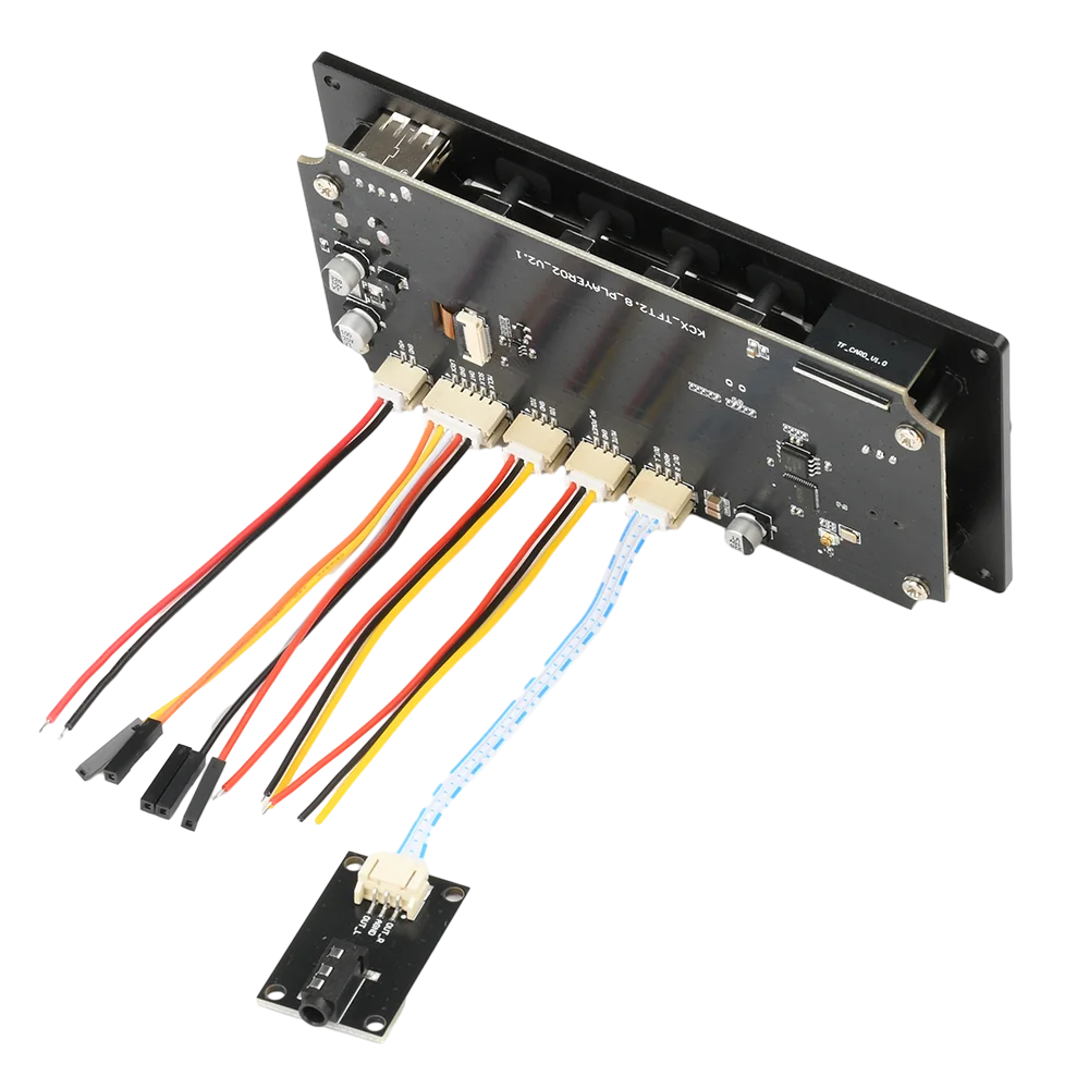 2.8 بوصة TFT شاشة ملونة ضياع لوحة فك تشفير الصوت وحدة دعم I2S مشغل إخراج الصوت الرقمي تيار مستمر 4.5-5.0 فولت