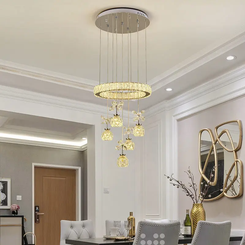 Modern LED Simple Creative Personality Ceiling Chandeliers Living Dining Room Home Decor Hanging Light Luster Fixtures