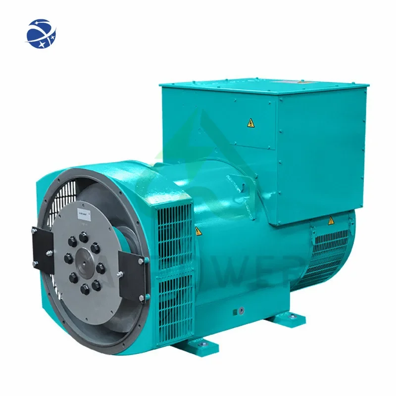 

YUNYI 3 Phase 24kw 30kw 50kw AC Alternator 220v 380v 400v single phase Brushless Alternator Generator 100% Copper generator head