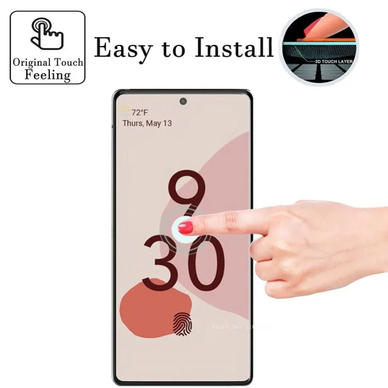 3Pcs for Google Pixel 6A 6 Tempered Glass Screen Protector Protective Film for Google Pixel 6 Pixel6 Glass Shield