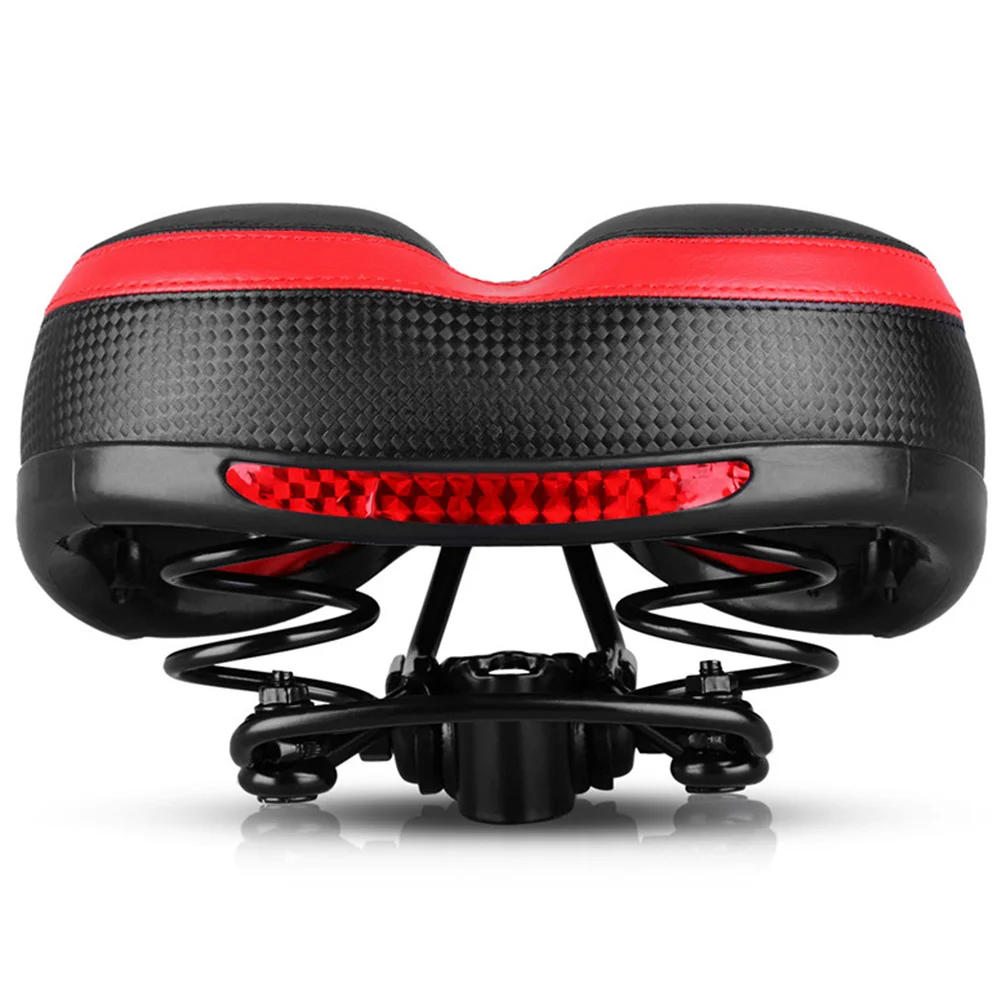 

Heavy Duty Bike Saddle Cushion Ergonomic PU Hollow Cutout Vent Mountain Road Bike Mat Thickened Comfortable Black