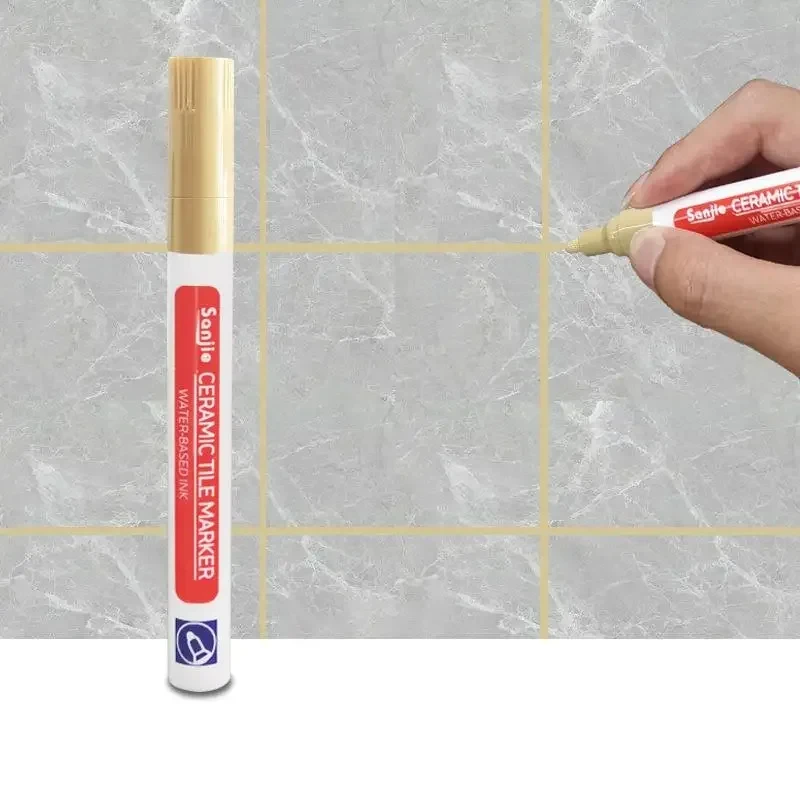 1/3 Stuks Waterdichte Witte Marker Pen Muur Naad Reparatie Tegels Grout Markers Pennen Vloer Badkamer Decontaminatie Kwast Gereedschap