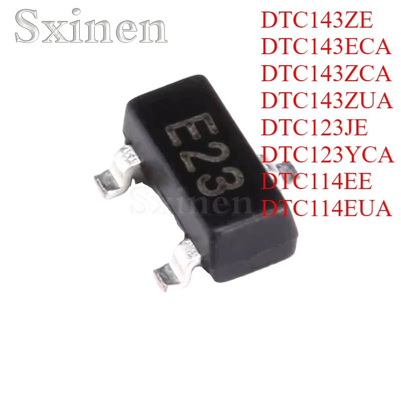 10PCS/LOT DTC143ZE DTC143ECA DTC143ZCA DTC143ZUA DTC123JE DTC123YCA DTC114EE DTC114EUA